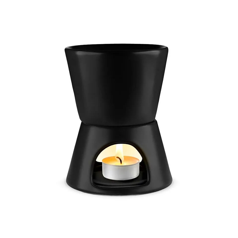 brookstone-2-in-1-tea-light-ceramic-diffuser-and-wax-warmer-grapefruit-bergamot- image 1