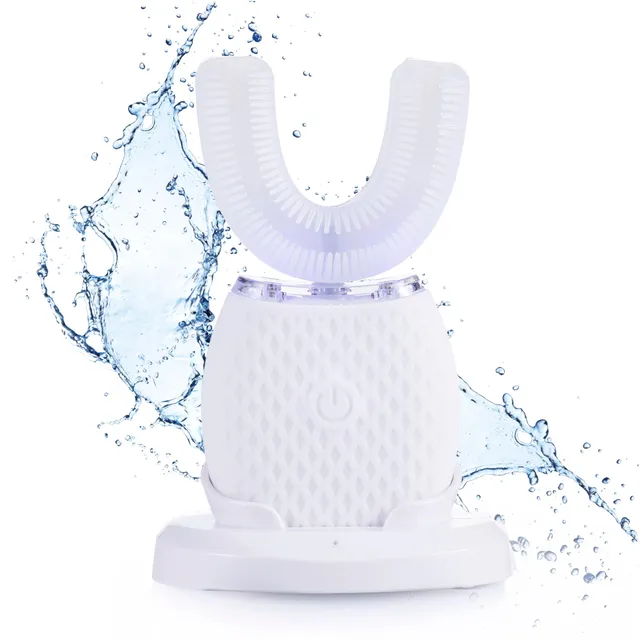 brookstone-ultrasonic-electric-whitening-toothbrush-sonic-technology-5-brushing- image 1
