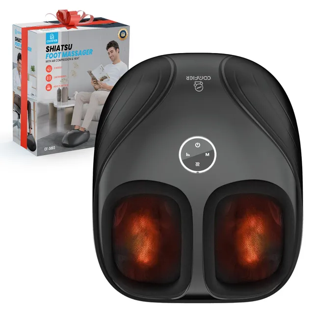 comfier-5003-heated-shiatsu-foot-massager-with-rolling-and-kneading image 1