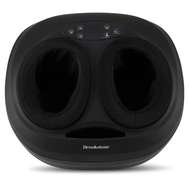 brookstone-shiatsu-foot-massager-with-heat-air-compression-5-modes-adjustable-in image 1