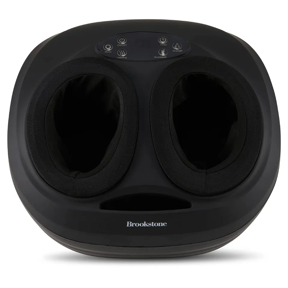 brookstone-shiatsu-foot-massager-with-heat-air-compression-5-modes-adjustable-in image 1