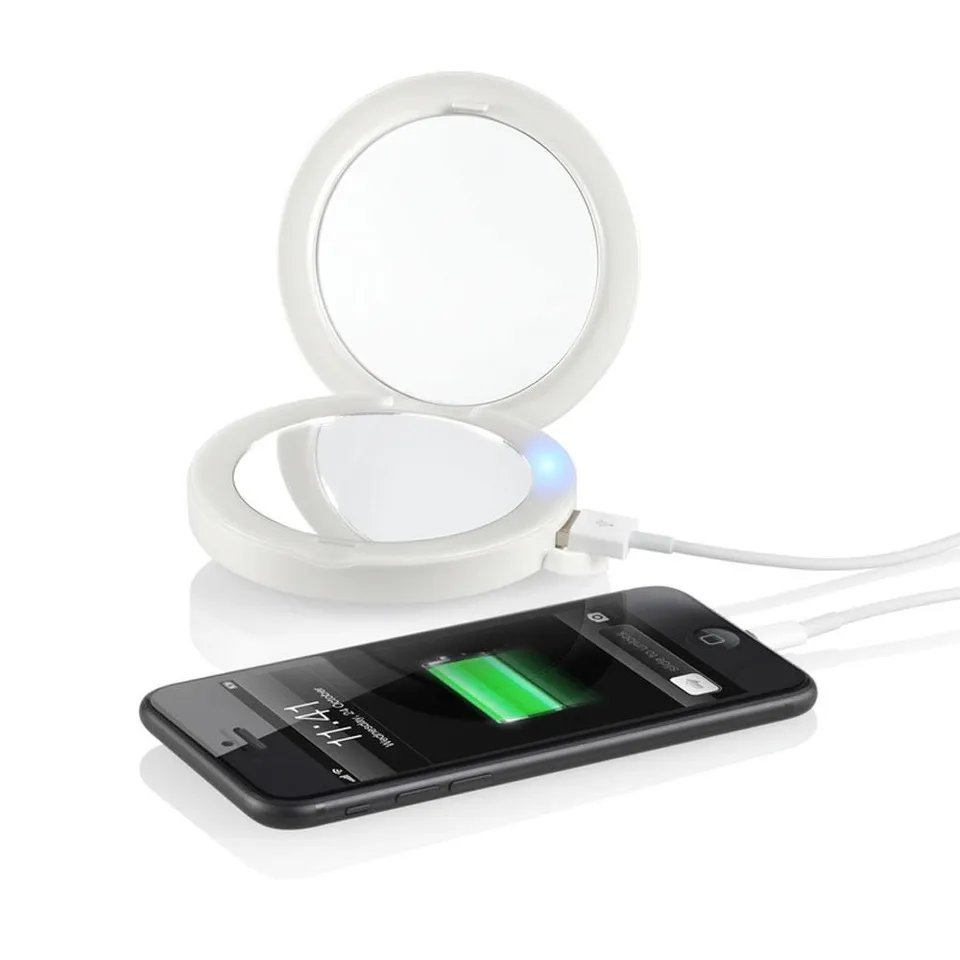 homedics-compact-charging-led-mirror-with-rechargeable-light image 1