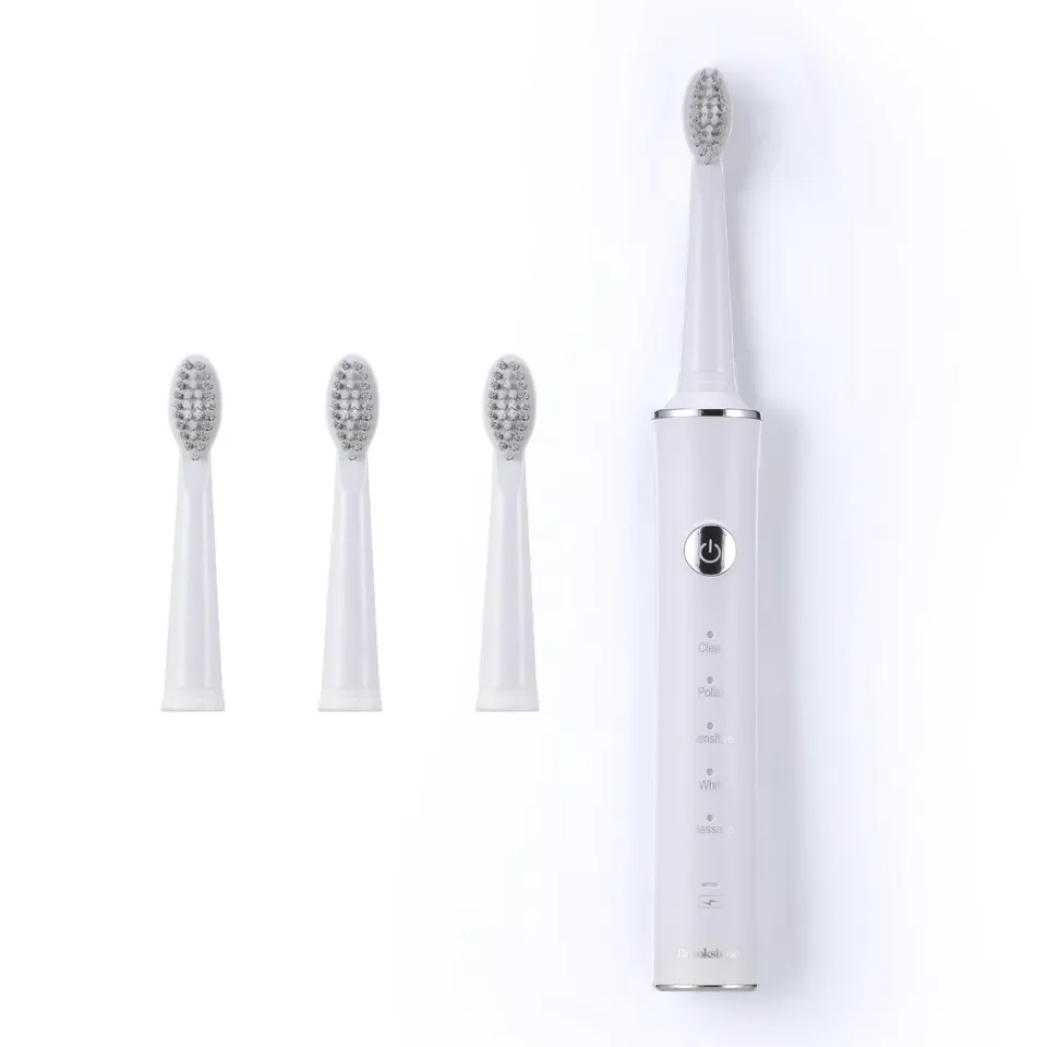 brookstone-sonic-electric-power-toothbrush-5-brushing-modes-with-2-minute-timer- image 1