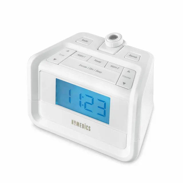 homedics-soundspa-digital-fm-clock-radio-with-time-projection image 1