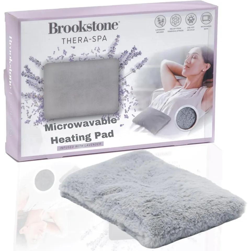 brookstone-hot-cold-microwavable-heating-pad-for-period-cramps-premium-comfort-f image 1