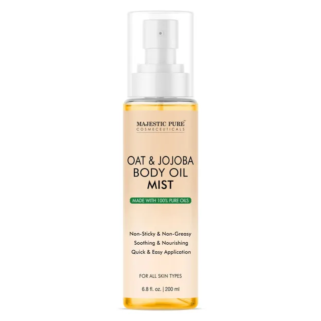 majestic-pure-oat-jojoba-body-oil-mist-sore-muscle-massage-oil-6-8-fl-oz image 1