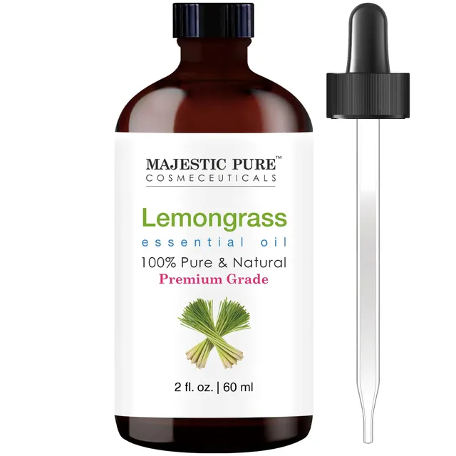 majestic-pure-lemongrass-essential-oil-100-pure-natural-2-fl-oz-for-aromatherapy image 1