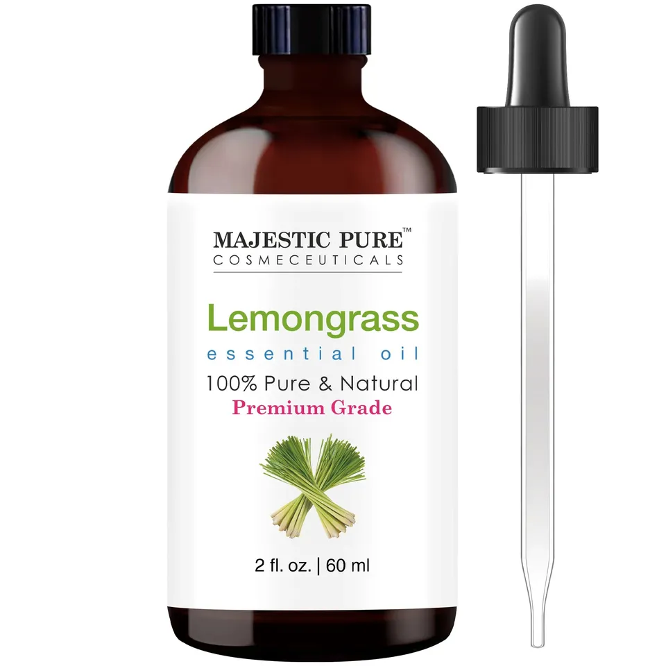 majestic-pure-lemongrass-essential-oil-100-pure-natural-2-fl-oz-for-aromatherapy image 1