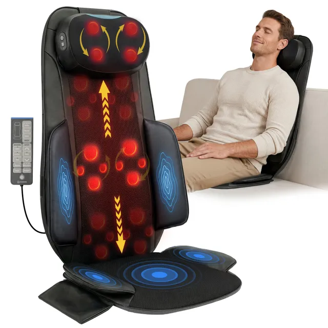 comfier-2523-shiatsu-neck-back-massager-with-graphene-heat-foldable-massage-chai image 1