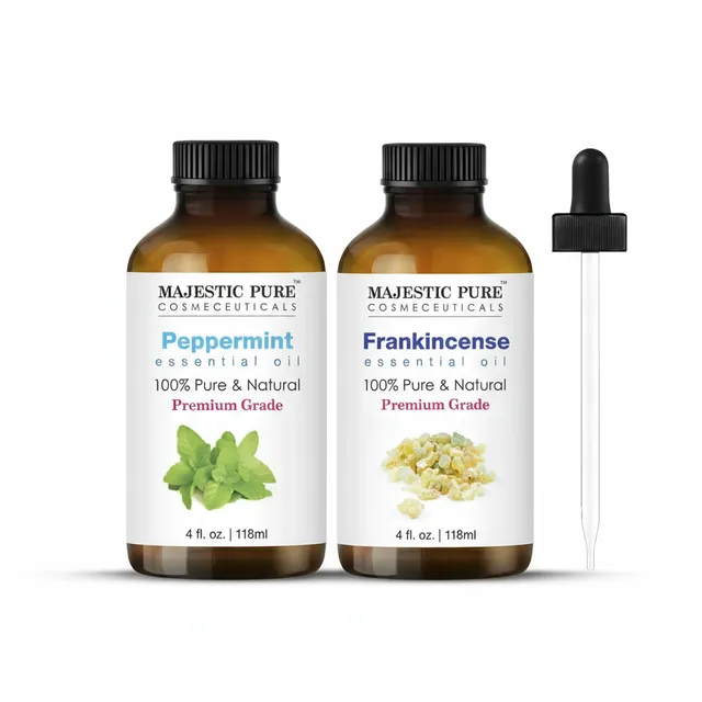 majestic-pure-clarity-calm-essential-duo-frankincense-peppermint-oils image 1