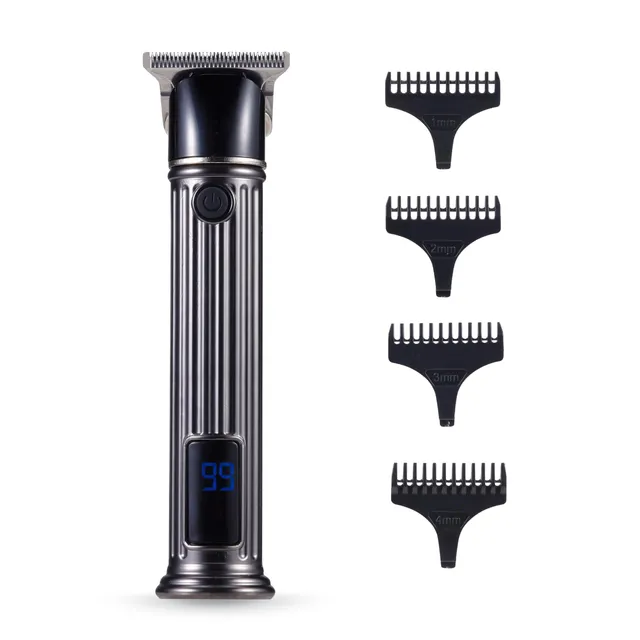 brookstone-rechargeable-hair-clipper-kit-cordless-professional-trimmer-set-with- image 1
