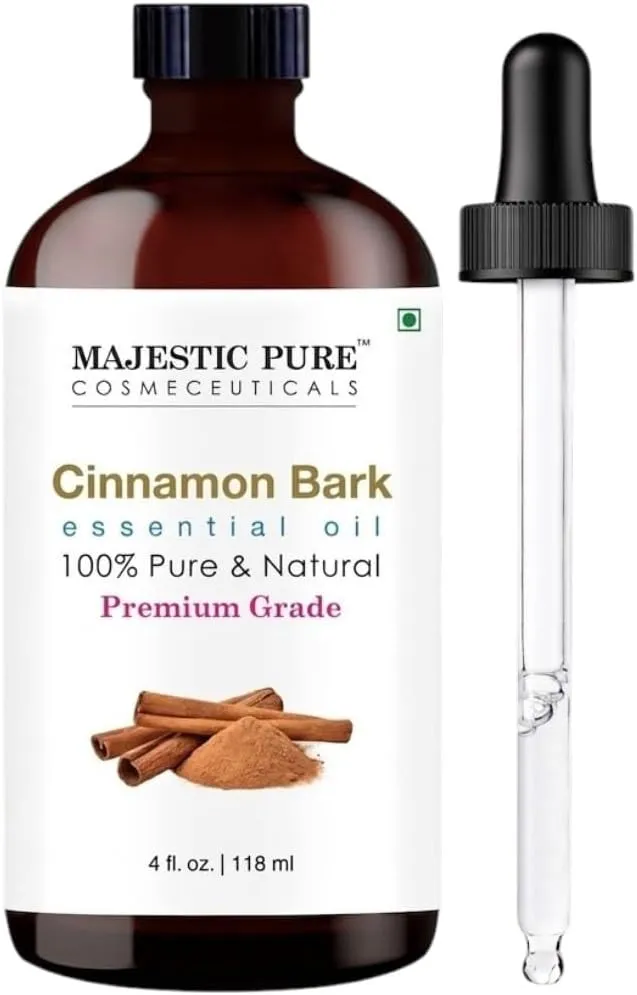 majestic-pure-cinnamon-bark-essential-oil-4-fl-oz-warm-spicy-aroma-for-diffusers image 1