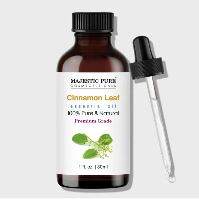 majestic-pure-cinnamon-leaf-essential-oil-100-pure-and-natural-1-fl-oz image 1