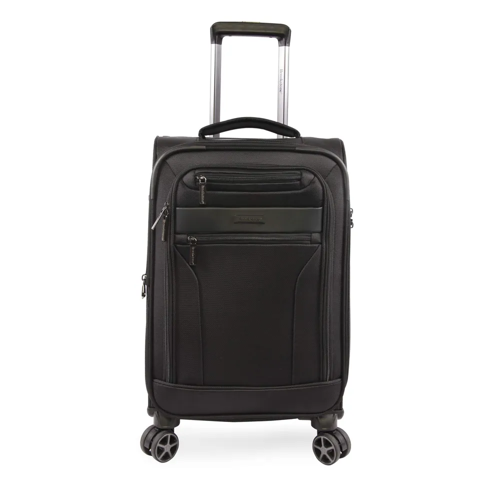 brookstone-harbor-21-spinner-suitcase-carry-on-usb-port-tsa-lock-expandable image 1