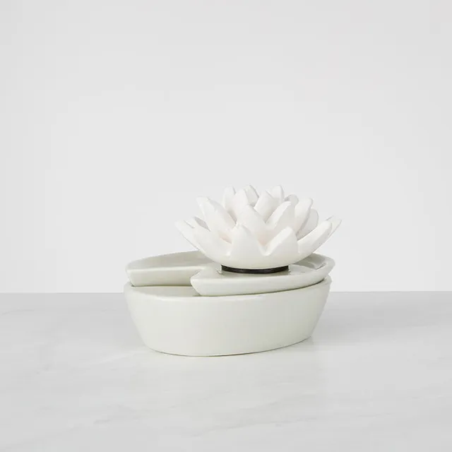 homedics-ellia-water-blossom-porcelain-aroma-diffuser-ceramic-waterless image 1