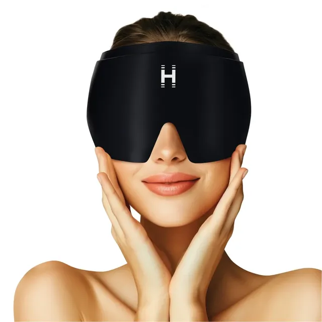 homedics-hot-and-cold-gel-head-sleeve-reusable-gel-headband-for-migraine-and-eye image 1