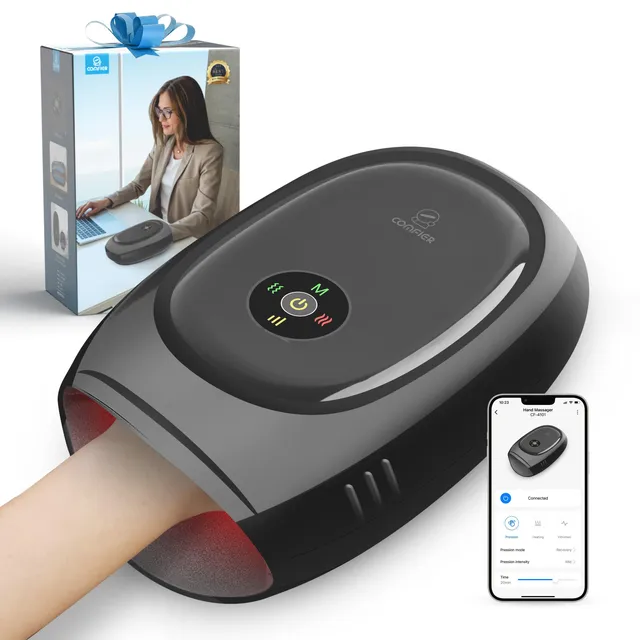 comfier-4101-wireless-hand-massager-with-app-control-heat-compression-vibration image 1