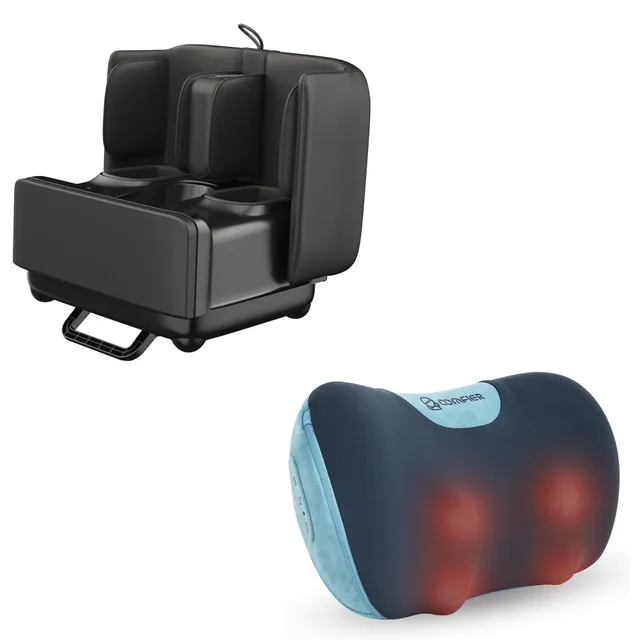 comfier-2-in-1-foot-massager-machine-upgraded-shiatsu-neck-and-back-massager image 1