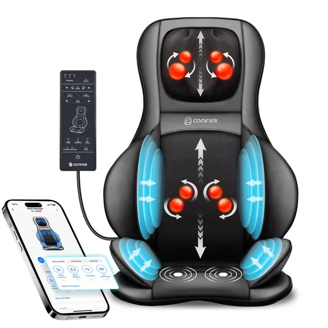 comfier-2309-app-neck-back-massager-with-heat-air-compression-shiatsu-and-app-co image 1