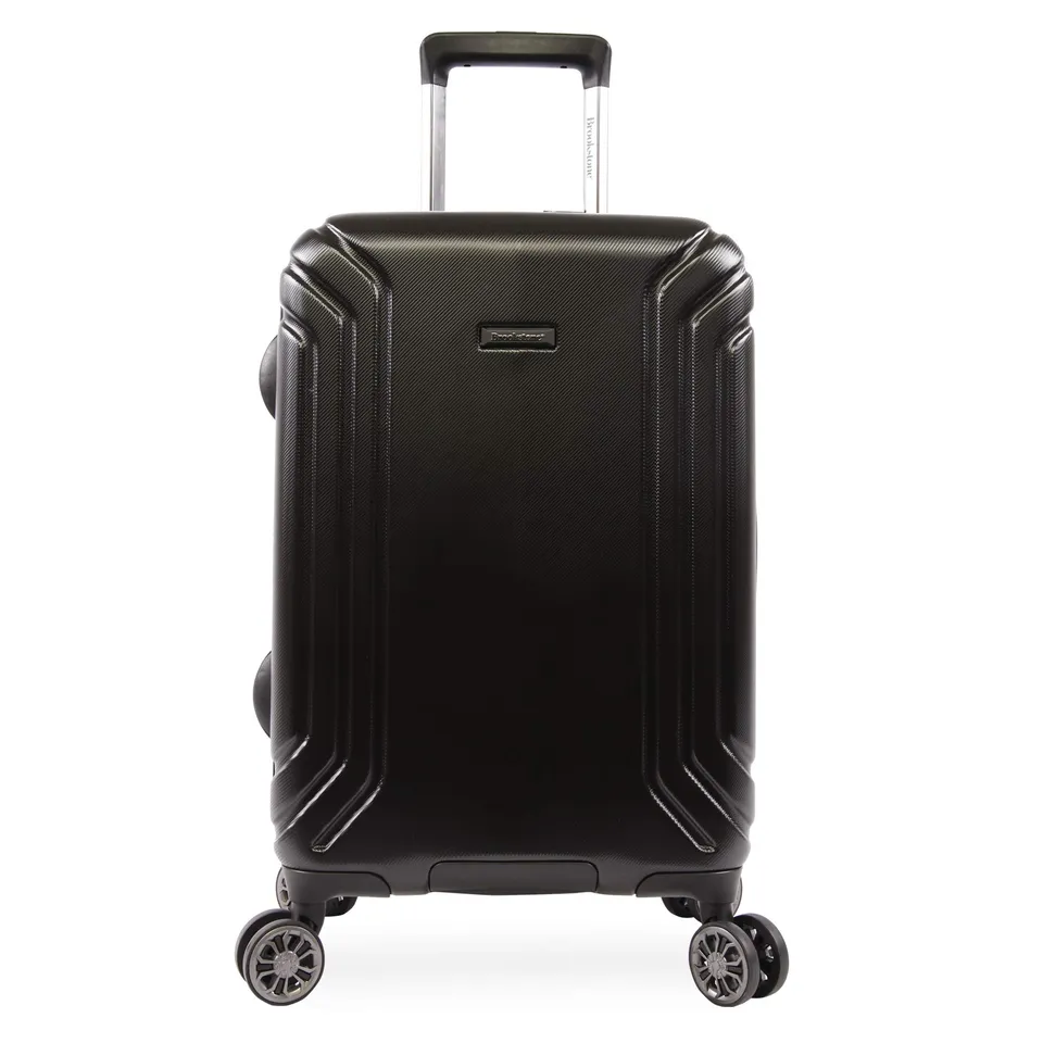 brookstone-brett-21-spinner-suitcase-carry-on-with-usb-port-tsa-lock-expandable image 1