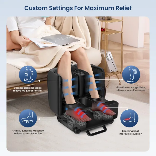 comfier-2-in-1-fsa-foot-massager-machine-24v-2-5a-massage-device-charger-replace image 1