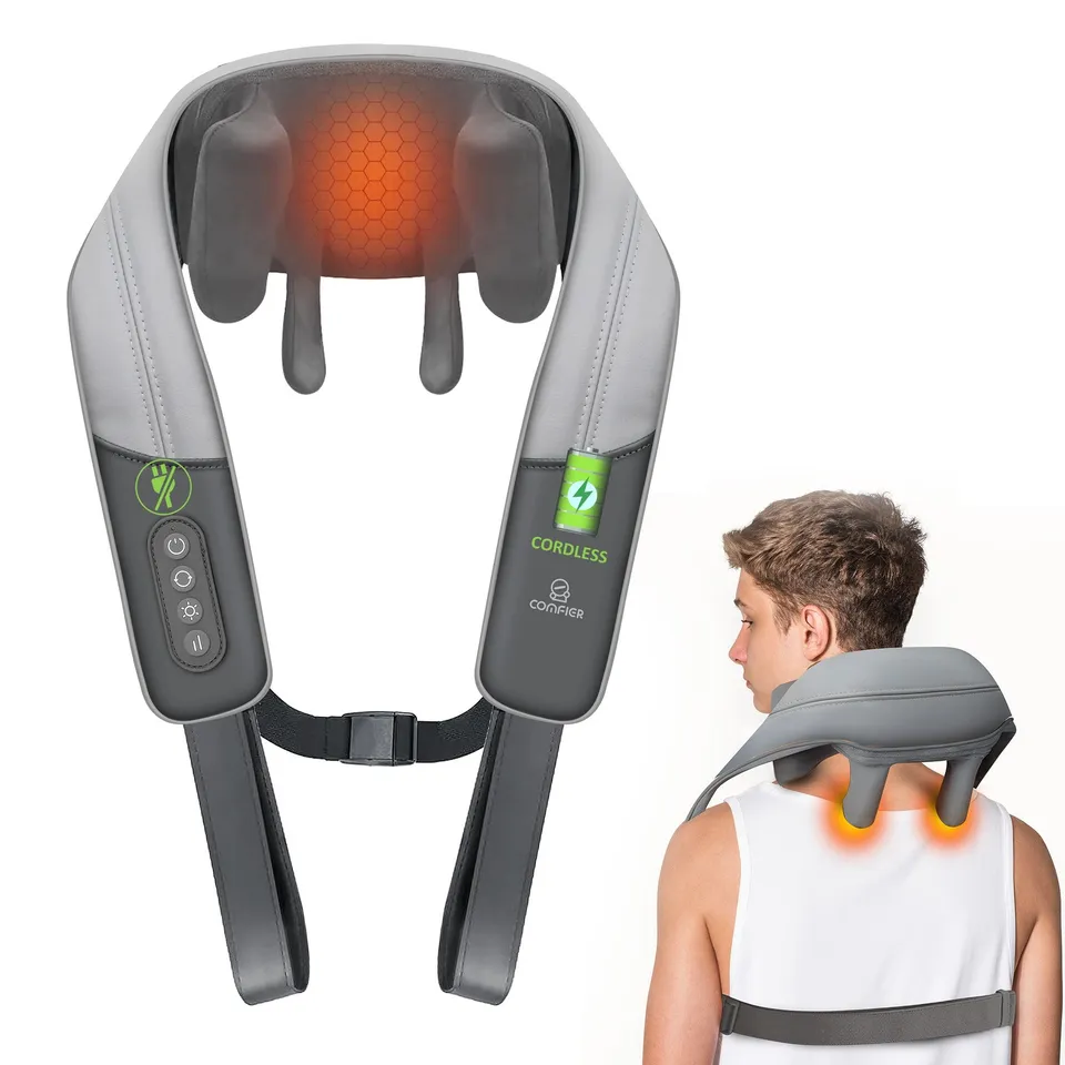 comfier-6812-upgrade-cordless-neck-massager-with-heat-rechargeable-shiatsu-usb-c image 1