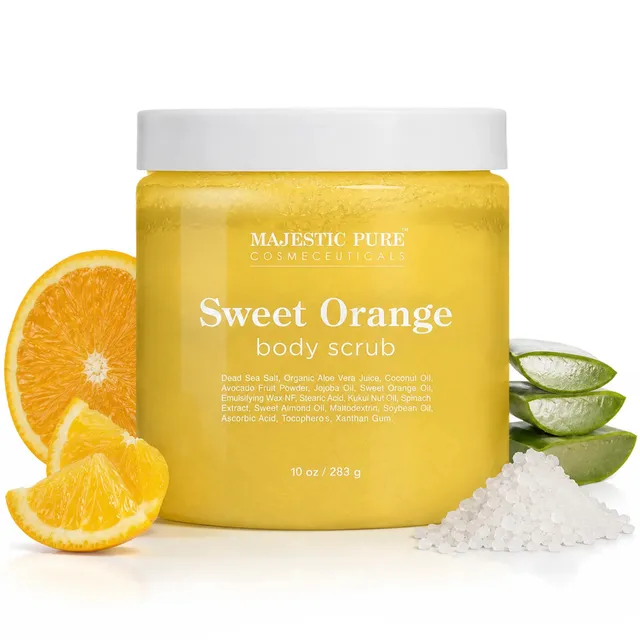 majestic-pure-sweet-orange-body-scrub-10-oz image 1