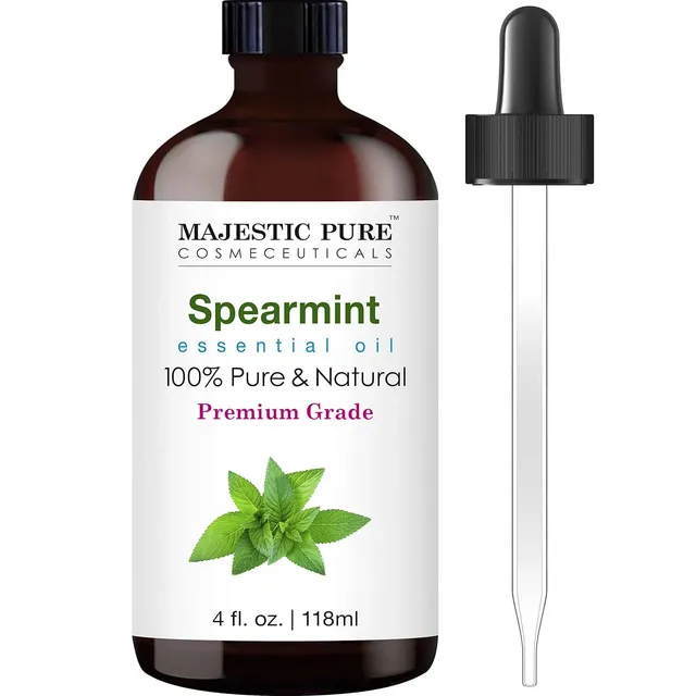 majestic-pure-spearmint-essential-oil-100-pure-and-natural-4-fl-oz image 1