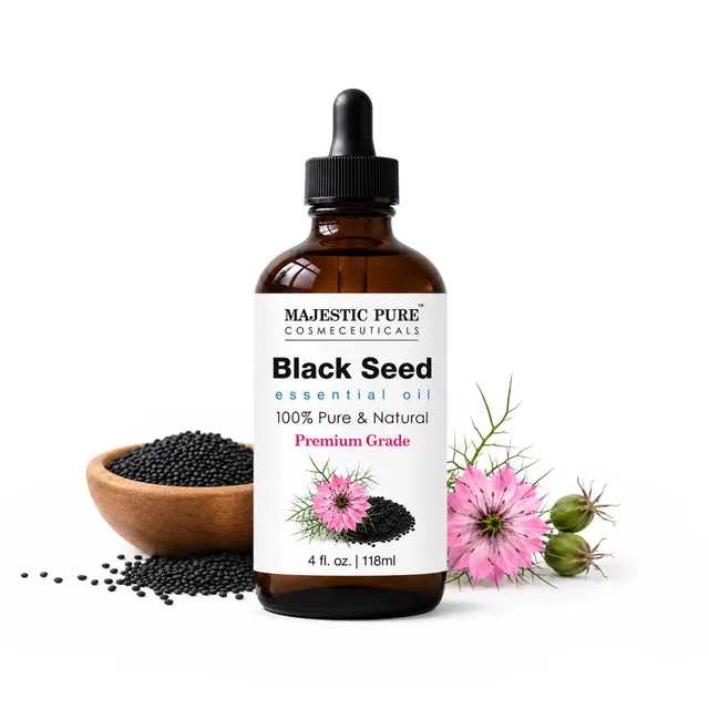 majestic-pure-black-seed-essential-oil-100-pure-natural-4-fl-oz-for-hair-skin image 1