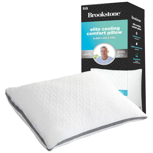 brookstone-elite-dual-comfort-cooling-memory-foam-pillow-adaptive-biosense-foam- image 1