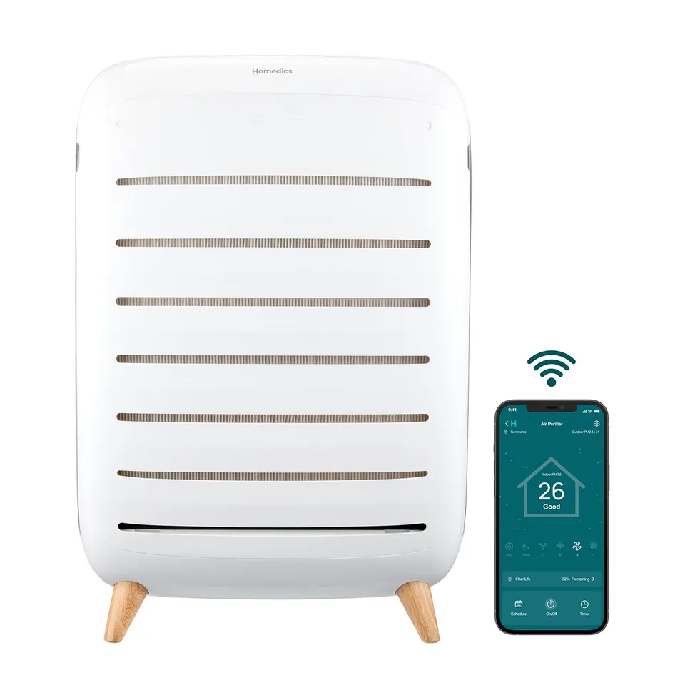 homedics-extra-large-room-smart-air-purifier-c500-with-wi-fi-and-app-control image 1