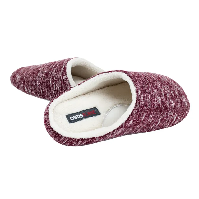 homedics-ladies-arch-support-slippers-memory-foam-non-marking-sole-terry-lining image 1