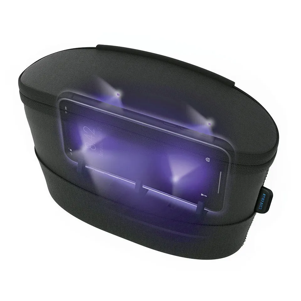 homedics-uv-clean-portable-sanitizer-bag-uv-c-light-bag-for-phone-toys-small-ite image 1