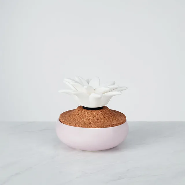homedics-ellia-lazy-daisy-porcelain-aroma-diffuser-floral-design-no-water-or-ele image 1