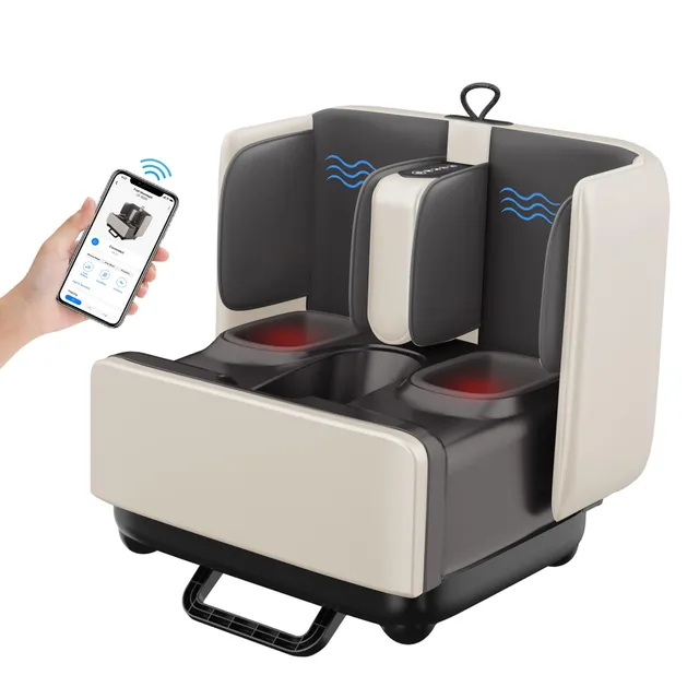 comfier-2-in-1-shiatsu-foot-and-calf-massager-with-app-control-heat image 1