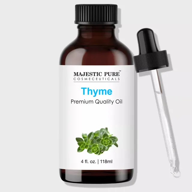 majestic-pure-thyme-premium-oil-4-fl-oz-100-pure-and-natural-for-cleansing-aroma image 1