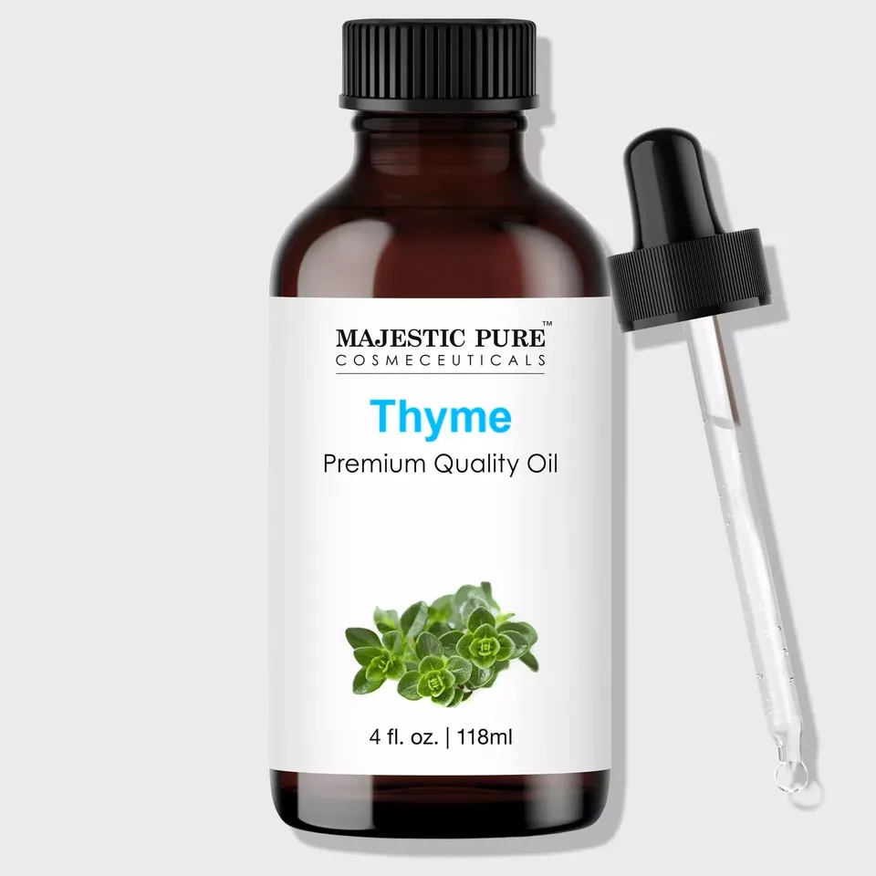 majestic-pure-thyme-premium-oil-4-fl-oz-100-pure-and-natural-for-cleansing-aroma image 1