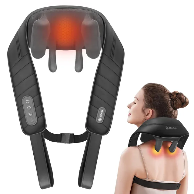 comfier-6811-cordless-neck-massager-with-heat-and-4d-shiatsu image 1