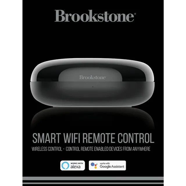 brookstone-smart-ir-controller-universal-remote-for-alexa-google-assistant-wifi- image 1