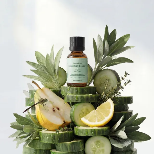 homedics-serenescent-cucumber-sage-aromatherapy-oil-15ml image 1