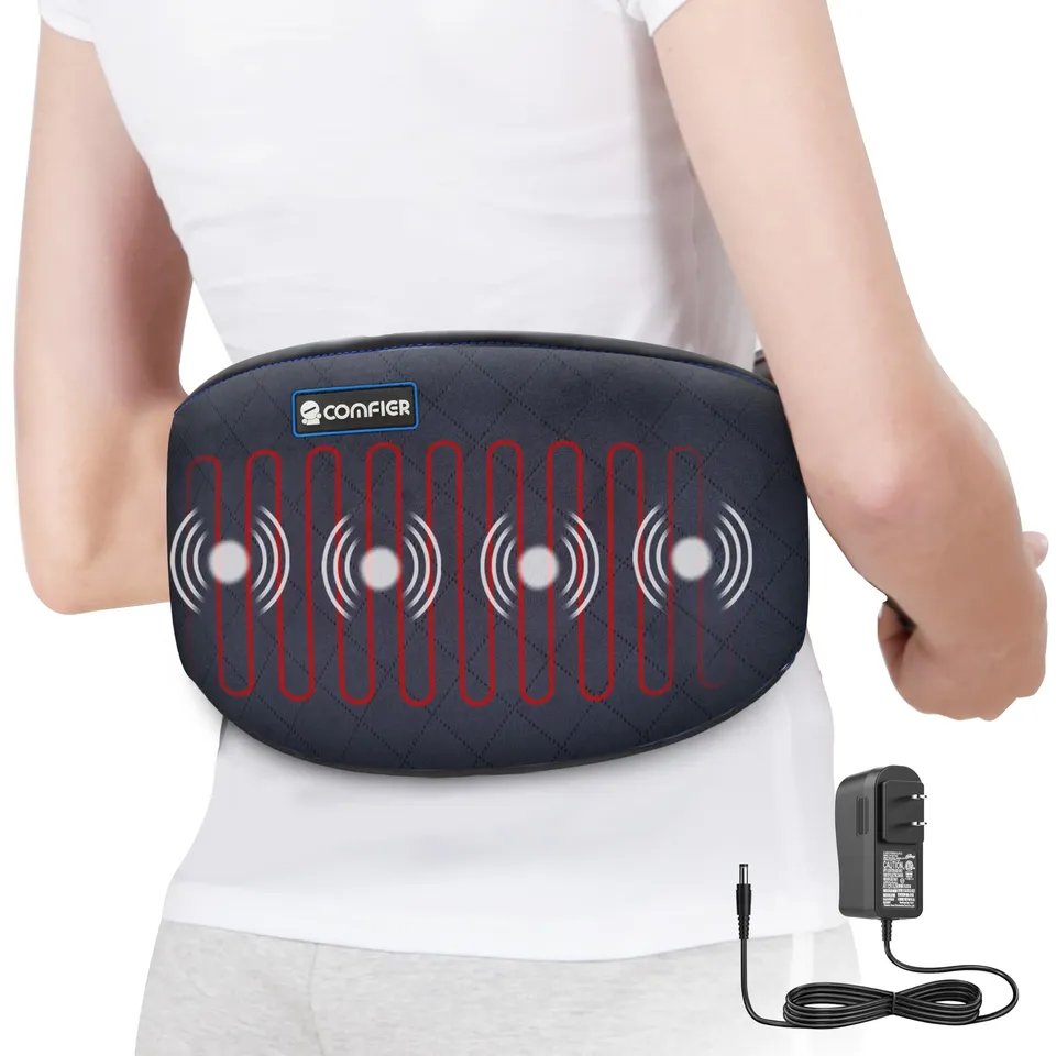 comfier-electric-heating-pad-for-back-pain-with-vibration-massage-plug-in-lower- image 1