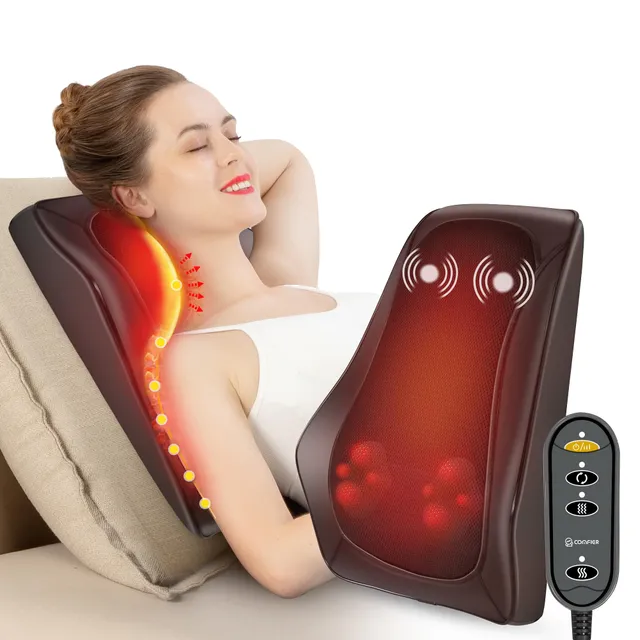 comfier-shiatsu-back-massager-with-heat-8-node-deep-tissue-massage-pillow-for-ch image 1