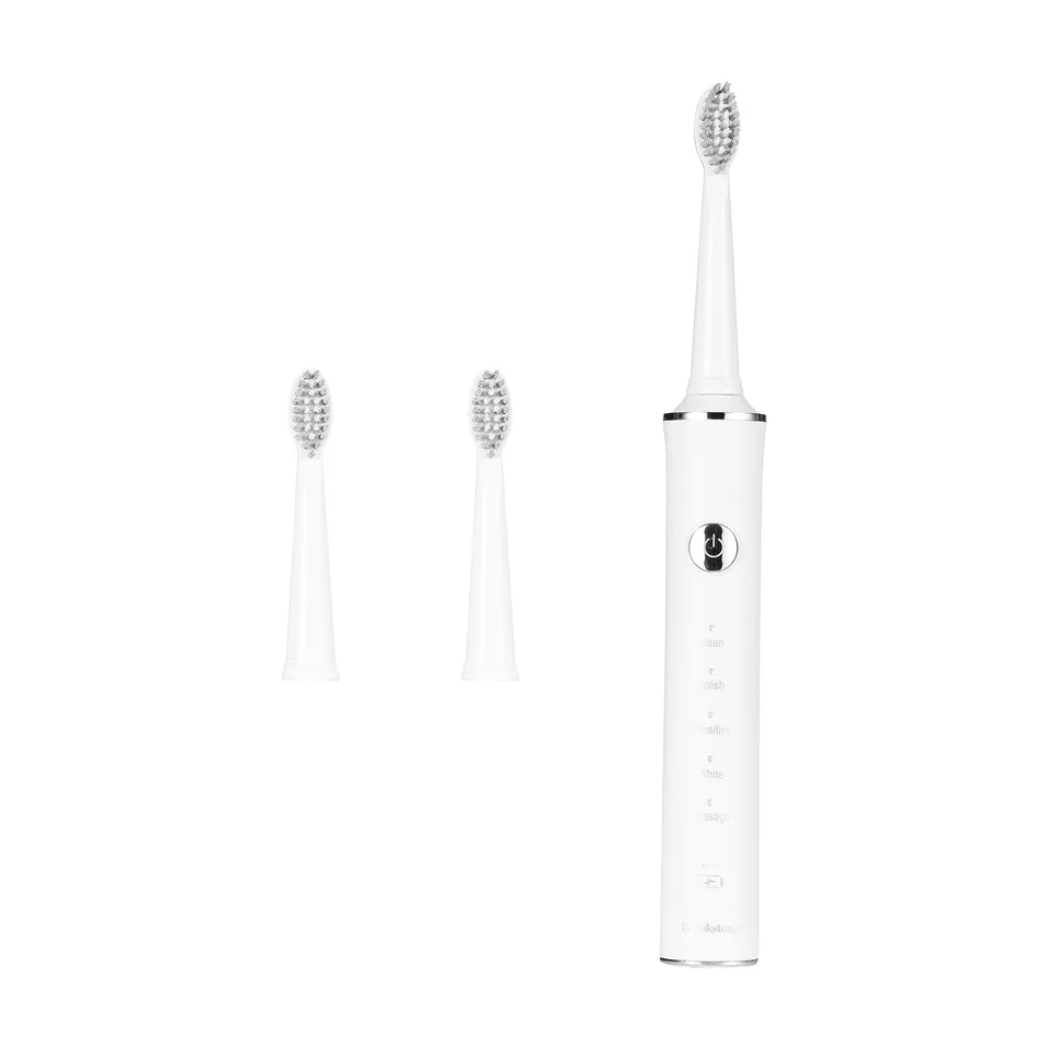 brookstone-sonic-electric-power-toothbrush-rechargeable-with-5-modes-40-000-vibr image 1