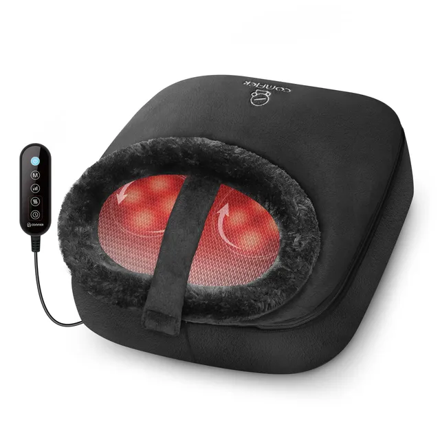 comfier-ultra-soft-plush-cloth-shiatsu-electric-foot-warmer-for-plantar-fasciiti image 1