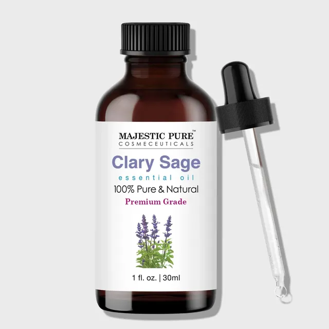 majestic-pure-clary-sage-essential-oil-100-pure-and-natural-1-fl-oz image 1