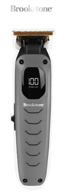 brookstone-t-blade-hair-clipper-professional-precision-trimmer-with-lcd-display- image 1