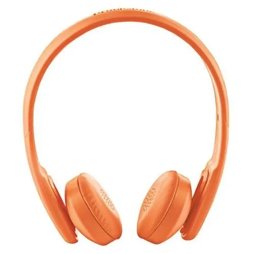 brookstone-siliphones-stereo-headphones-silicone-design-with-deep-bass-removable image 1