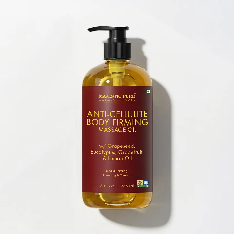 majestic-pure-anti-cellulite-body-firming-massage-oil-8-fl-oz image 1