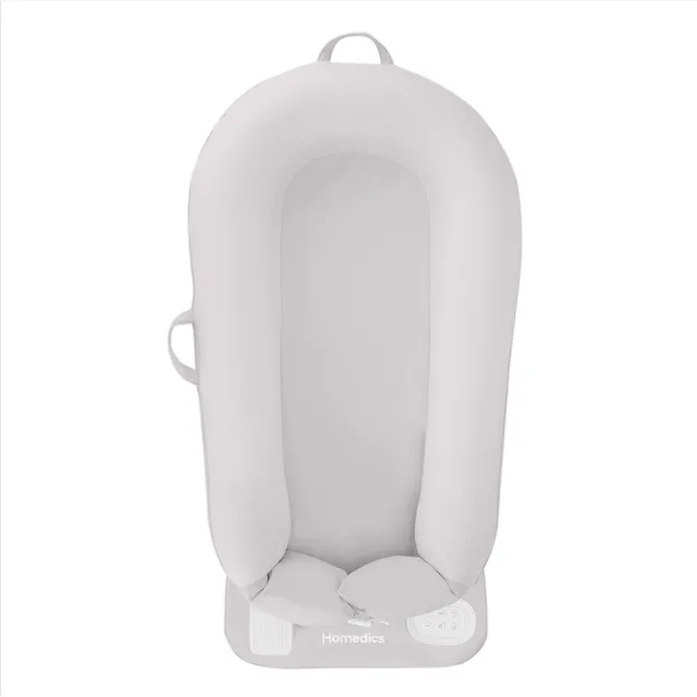 homedics-soothing-sounds-vibration-baby-lounger-comfortable-infant-lounger-with- image 1