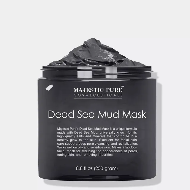 majestic-pure-dead-sea-mud-mask-8-oz-deep-cleansing-oil-balance image 1